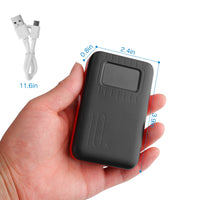 Portable Power Bank with Dual USB & LCD Display