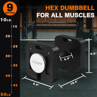 Adjustable Dumbbell 9 In 1