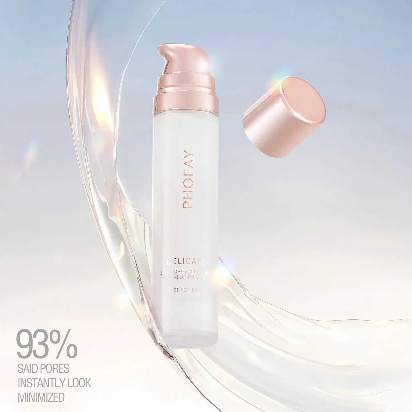 PHOFAY Hydrating Makeup Primer 25ml / 0.85 fl oz – Lightweight, Oil-Control & Non-Comedogenic, Smooth Non-Greasy Base with Volatile Silicone Oils