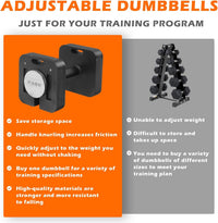 Adjustable Dumbbell 9 In 1