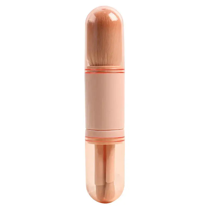 Makeup Brushes Set: 4 in 1 Mini Cute Makeup Brush Retractable Professional Foundation Blending Powder Eye Shadow Brush for Women Facial Cosmetics Makeup Brush Set