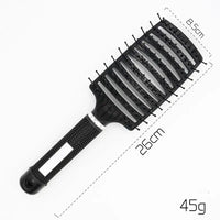 Hairbrush Anti Klit Brushy Haarborstel Women Detangler Hair Brush Bristle Nylon Scalp Massage Teaser Hair Brush Comb
