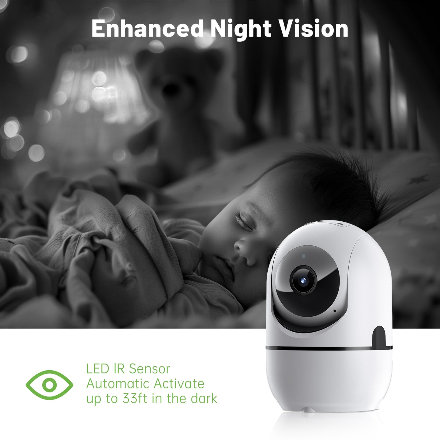 Pet Camera Indoor with Phone App, 3K Cat Dog Cameras with Speaker, Pan-Tilt WiFi Baby Monitor Camera for Home Security, Pet/Facial AI Detection Motion Tracking, 2-Way Talk, 2.4G/5G Wi-Fi