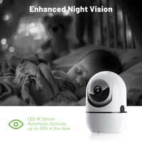 Pet Camera Indoor with Phone App, 3K Cat Dog Cameras with Speaker, Pan-Tilt WiFi Baby Monitor Camera for Home Security, Pet/Facial AI Detection Motion Tracking, 2-Way Talk, 2.4G/5G Wi-Fi