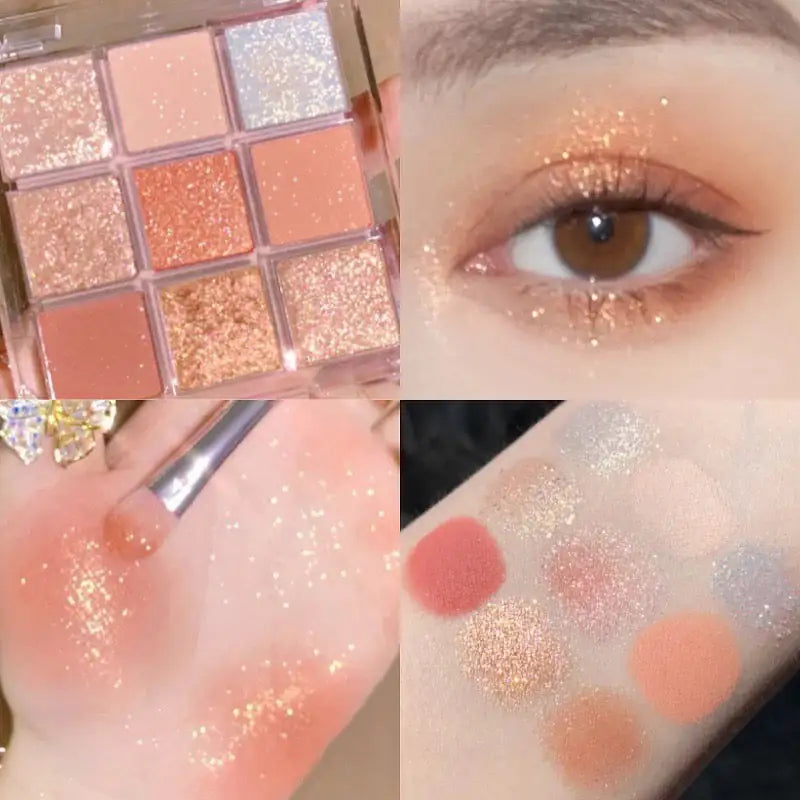 Matte Nude Eyeshadow Palette – 5-Color Neutral Peach Brown & Taupe Eye Shadow, High Pigment Blendable Long-Lasting Soft Nude Makeup Palette for Daily Natural Looks, Mature Eyes, Blue Green Brown Eyes