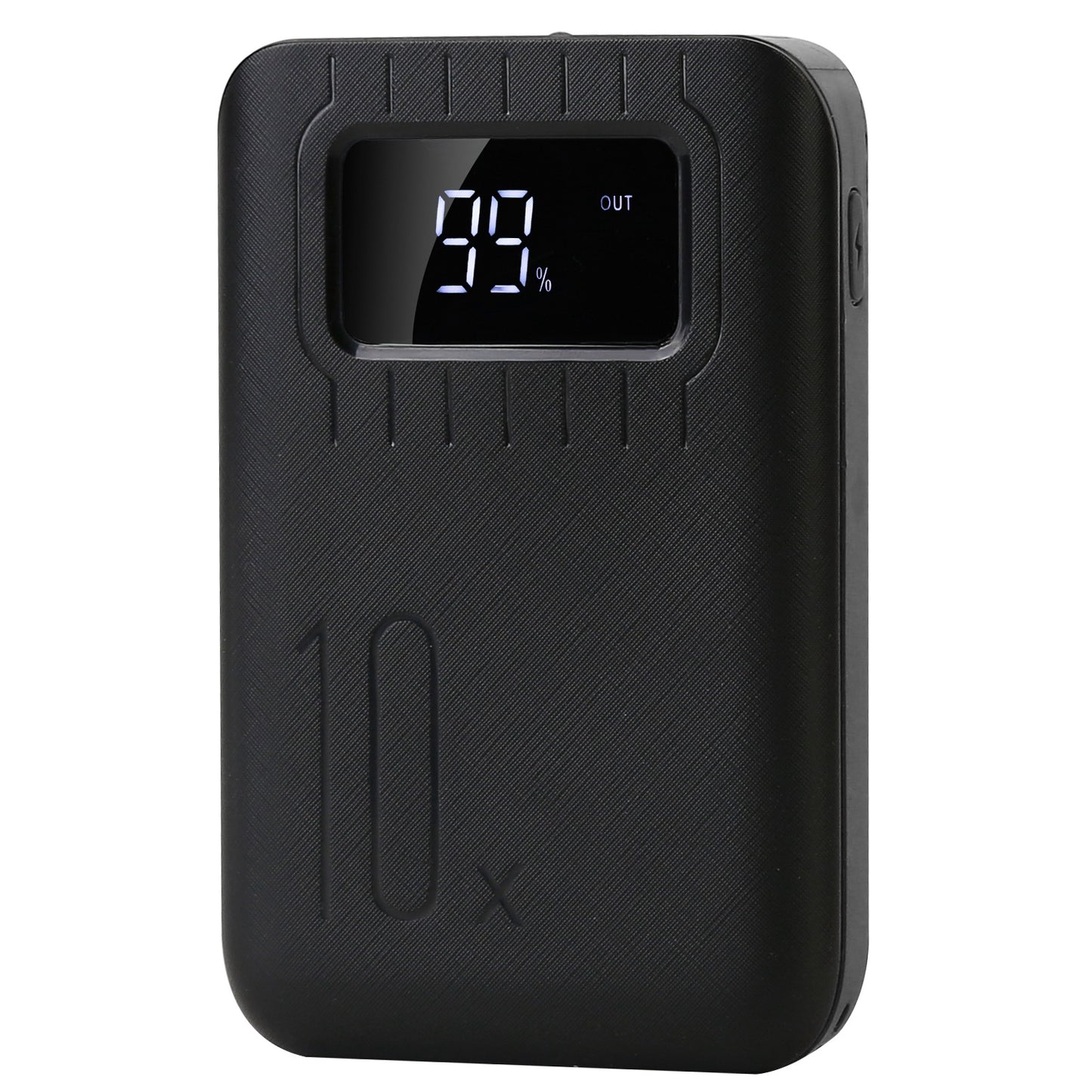 Portable Power Bank with Dual USB & LCD Display