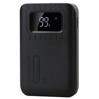 Portable Power Bank with Dual USB & LCD Display