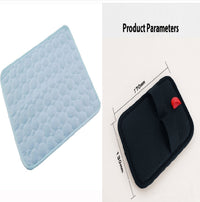 Pet Dog Cat Ice Silk Cold Nest Pad For Cooling In Summer