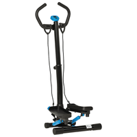 Twist Stepper Machine with Resistance Bands, Adjustable Workout Fitness Equipment with Handle Bar and LCD Display for Home Gym Exercise