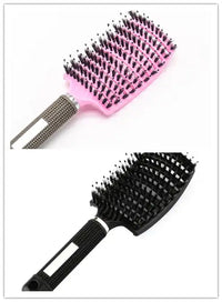 Hairbrush Anti Klit Brushy Haarborstel Women Detangler Hair Brush Bristle Nylon Scalp Massage Teaser Hair Brush Comb