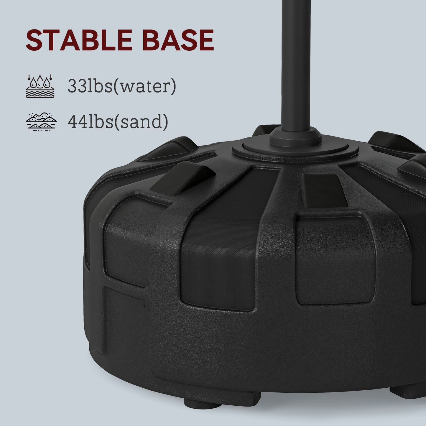 Boxing Bag with Stand, Adjustable Height Punching Speed Bag with 2 Target Arms, for Training, Exercise, Black