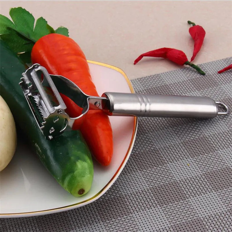 High Quality Stainless Steel Potato Cucumber Carrot Grater Julienne Peeler Vegetables Fruit Peeler Vegetable Slicer Kitchen Tool