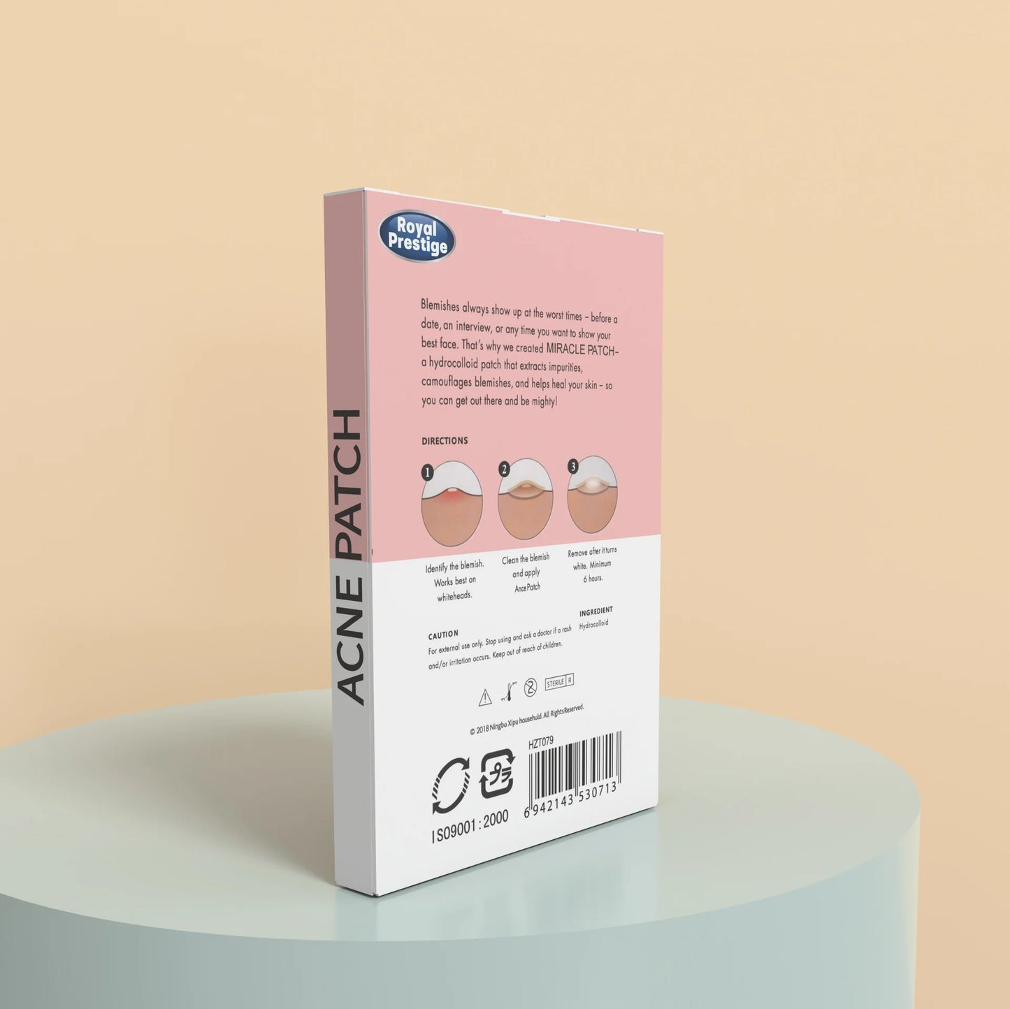 72-720Pcs Invisible Acne Patches Removal Pimple Anti-Acne Hydrocolloid Patches Spots Marks Concealer Repair Sticker Waterproof