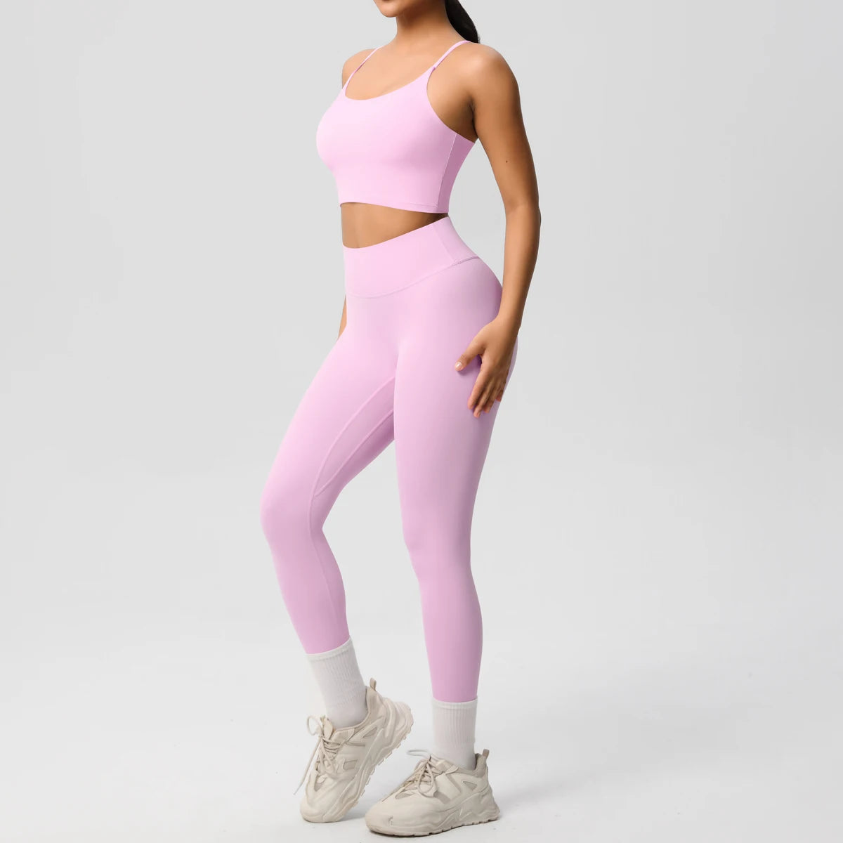 Yoga Clothes Women Tracksuit Athletic Wear Pilates Fitness Suit Gym Workout Push Up Clothes Sports Bra Leggings Suit 2 Piece