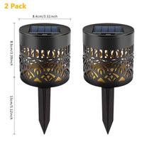 Outdoor Solar Powered Wall Light with Mandala Design Projection for Garden Yard Patio Decoration Solar Decor Light 2 Install way
