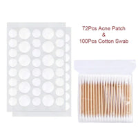 72-720Pcs Invisible Acne Patches Removal Pimple Anti-Acne Hydrocolloid Patches Spots Marks Concealer Repair Sticker Waterproof