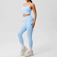 Yoga Clothes Women Tracksuit Athletic Wear Pilates Fitness Suit Gym Workout Push Up Clothes Sports Bra Leggings Suit 2 Piece