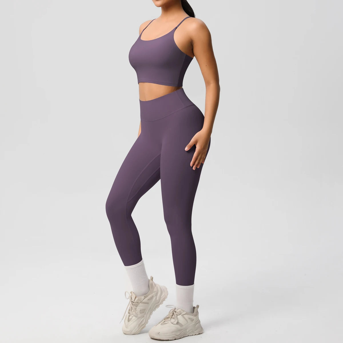 Yoga Clothes Women Tracksuit Athletic Wear Pilates Fitness Suit Gym Workout Push Up Clothes Sports Bra Leggings Suit 2 Piece