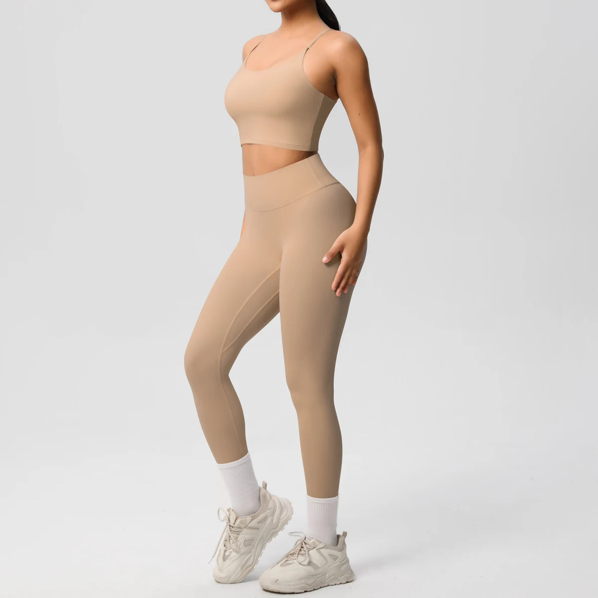 Yoga Clothes Women Tracksuit Athletic Wear Pilates Fitness Suit Gym Workout Push Up Clothes Sports Bra Leggings Suit 2 Piece