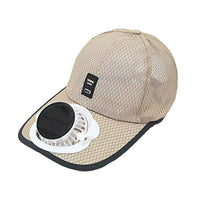 Solar Fan Hat USB Rechargeable Sunscreen Cap with Built-in Fan Outdoor Sun Protection Sunhat for Fishing Hiking Golf Camping