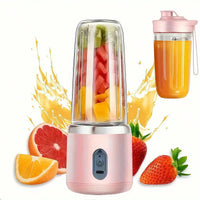 Portable Blender Juicer with Cup - Crush Fruits Veggies for Smoothies, Kitchen Gym Essential