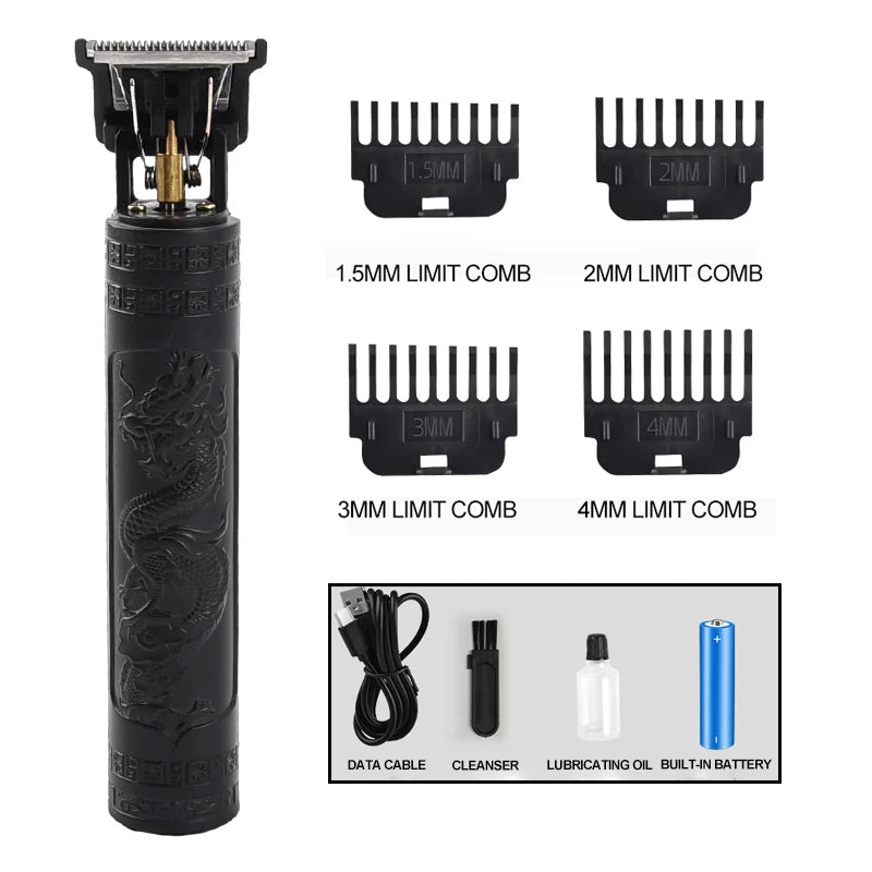 Hair Clippers for Men, Professional Hair Trimmer Cordless Zero Gapped T-Blade Trimmer Rechargeable Beard Trimmer, Mens Gifts Hair Grooming Set for Hair Cutting