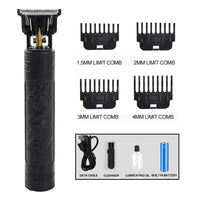Hair Clippers for Men, Professional Hair Trimmer Cordless Zero Gapped T-Blade Trimmer Rechargeable Beard Trimmer, Mens Gifts Hair Grooming Set for Hair Cutting