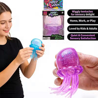 Squishies Nee Doh Jellyfish Squish Toy Fidget Toy, Water Sensory Soft Jelly Squeeze Stress Relief Fidget Toy
