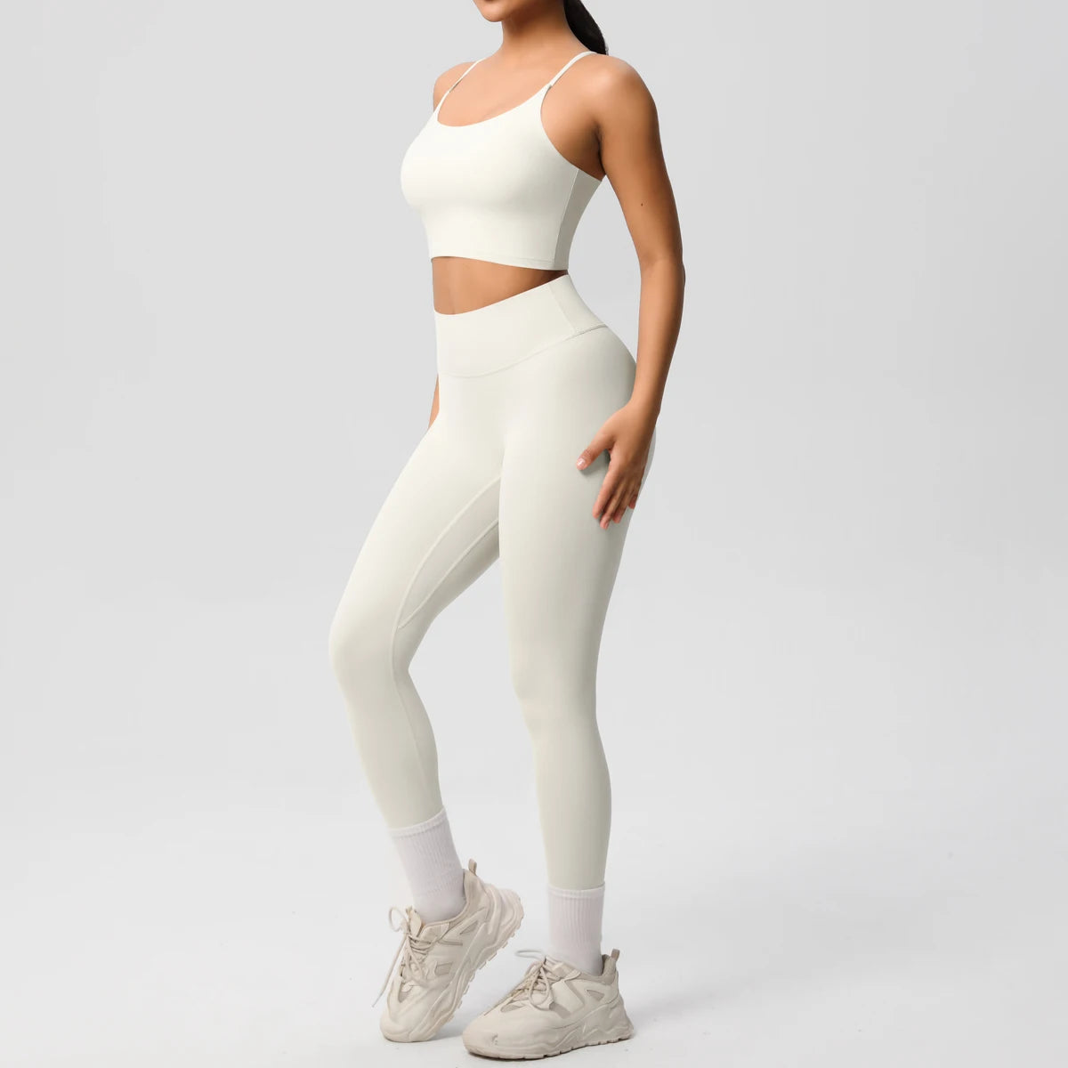 Yoga Clothes Women Tracksuit Athletic Wear Pilates Fitness Suit Gym Workout Push Up Clothes Sports Bra Leggings Suit 2 Piece