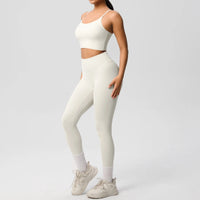 Yoga Clothes Women Tracksuit Athletic Wear Pilates Fitness Suit Gym Workout Push Up Clothes Sports Bra Leggings Suit 2 Piece