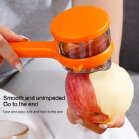 2 Pieces Peeler With Storage Box, For Fruit Vegetable Peeling Ergonomic Grip, Easy Practical, Durable Plastic Peeler ﻿