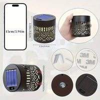 1/4pcs Solar Mandala Sunflower Outdoor Wall Light Waterproof Garden Decorative Lamp for Yard Courtyard Fence Decor