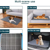 Winter Dog Pee Pad Reusable Washable Dog Urine Mat Car Seat Floor Sofa Waterproof Absorbent Puppy Cat Training Pet Supplies