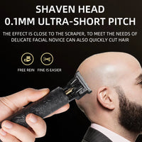 Hair Clippers for Men, Professional Hair Trimmer Cordless Zero Gapped T-Blade Trimmer Rechargeable Beard Trimmer, Mens Gifts Hair Grooming Set for Hair Cutting