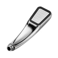 300 Holes Pressurized Showerhead Hand Hold Square Rain Shower Head Water Saving Rainfall Spray Nozzle Bathroom Accessories