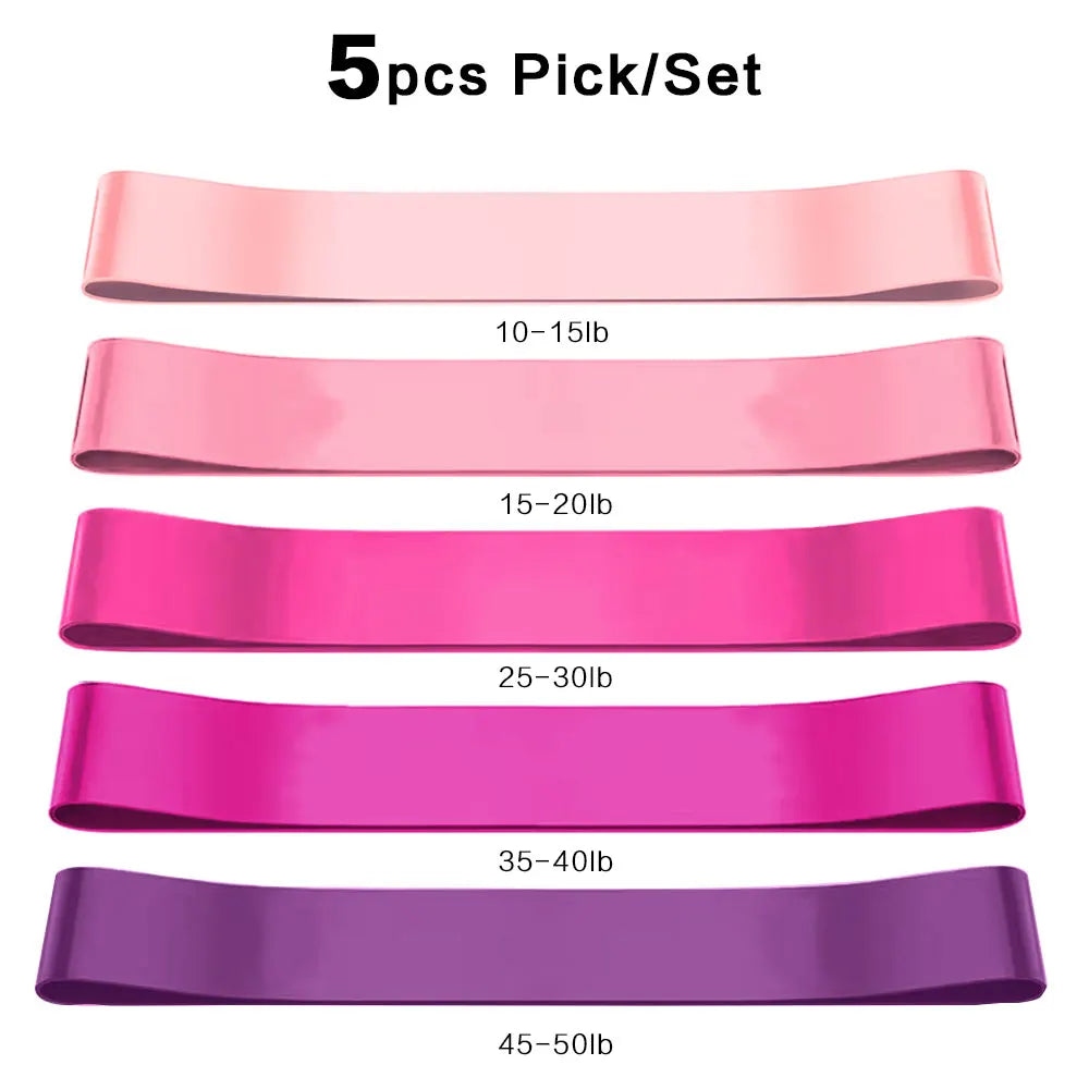 Resistance Bands for Working Out, Elastic Exercice Loop Bands,Yoga Starter Set of Stretch Bands for Booty Legs,Pilates Flexbands