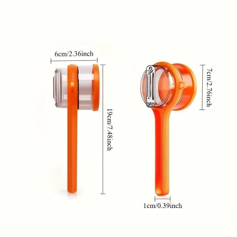 2 Pieces Peeler With Storage Box, For Fruit Vegetable Peeling Ergonomic Grip, Easy Practical, Durable Plastic Peeler ﻿