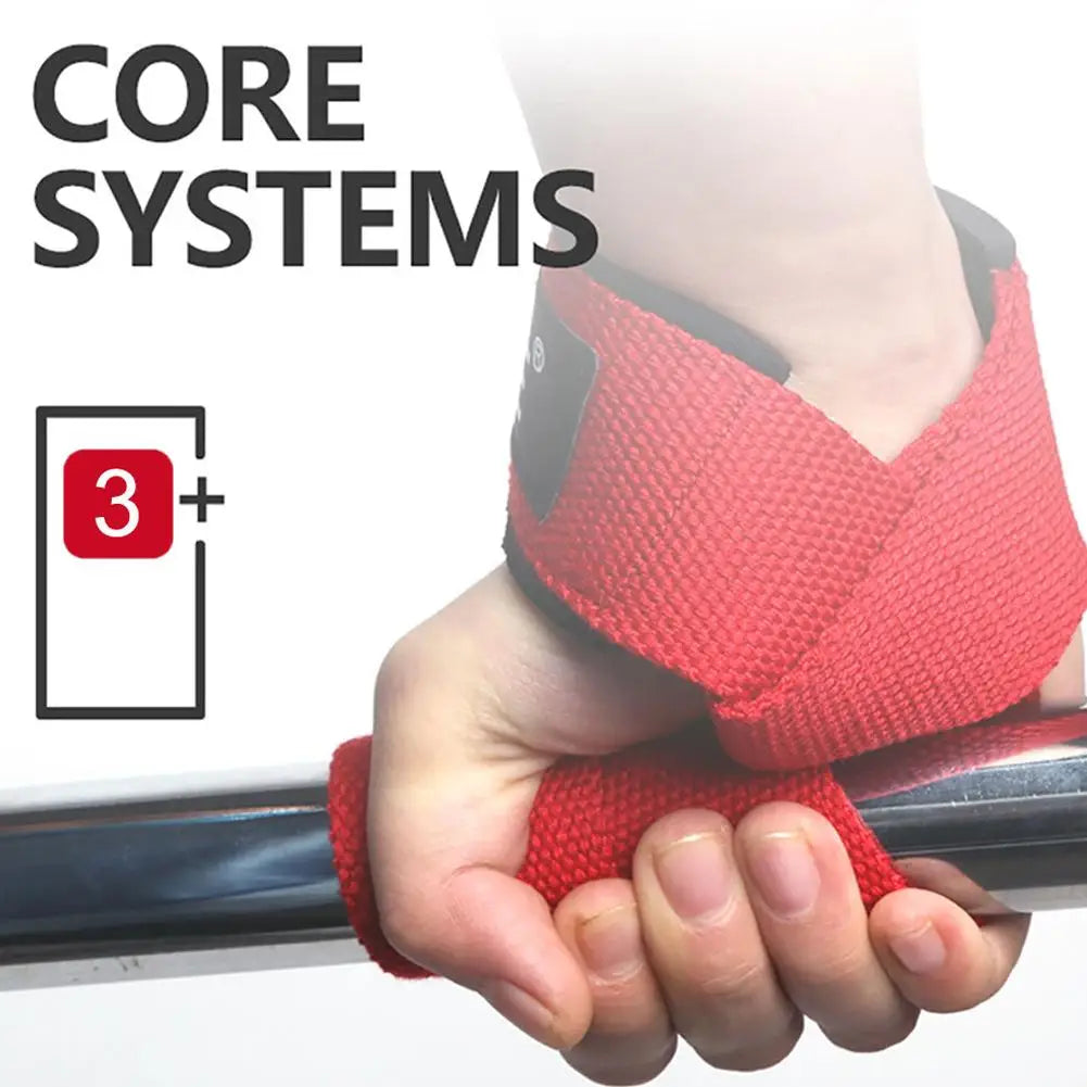 Weightlifting Wrist Straps Strength Training Booster Belt Adjustable Non-slip Adjustable Non-slip Gym Fitness Sports Grip Band
