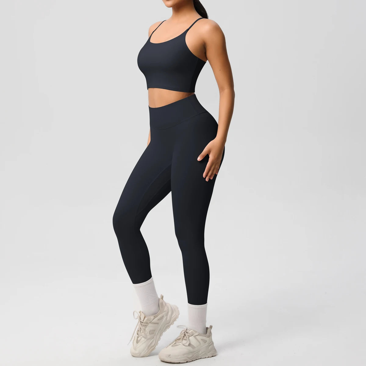 Yoga Clothes Women Tracksuit Athletic Wear Pilates Fitness Suit Gym Workout Push Up Clothes Sports Bra Leggings Suit 2 Piece