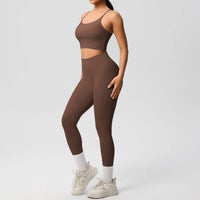 Yoga Clothes Women Tracksuit Athletic Wear Pilates Fitness Suit Gym Workout Push Up Clothes Sports Bra Leggings Suit 2 Piece