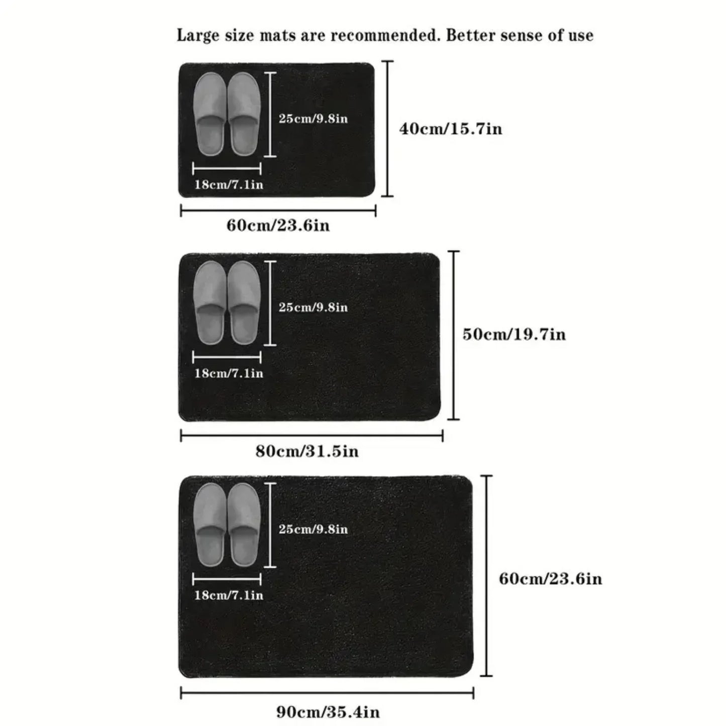 Super Absorbent Bath Mat Memory Foam Carpet Non-slip Bathroom Rug Bathtub Side Floor Rugs Shower Room Doormat Toilet Footpad