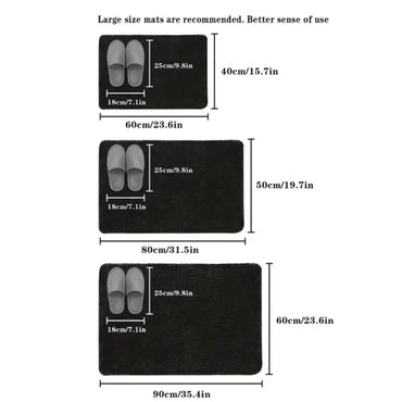 Super Absorbent Bath Mat Memory Foam Carpet Non-slip Bathroom Rug Bathtub Side Floor Rugs Shower Room Doormat Toilet Footpad