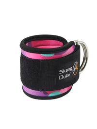 1pc Adjustable D-Ring Ankle Straps for Cable Machines - Comfortable Ankle Cuffs for Glute & Leg Muscle Strength Training in Gym