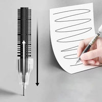 Needle Type Gel Pens Straight Liquid Ballpoint Pen Kawaii Stationery School Office Supplies Writing 10Pcs/set High