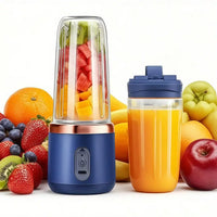 Portable Blender Juicer with Cup - Crush Fruits Veggies for Smoothies, Kitchen Gym Essential