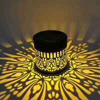 Solar-Powered Datura Lantern Light Wall Lamp Outdoor Garden Patio Walkway Decorations 1PCS Lighting for Garden Decor