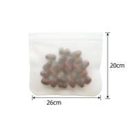 Silicone Food Storage Containers Reusable Food Storage Bags Lunch Bags Stand Up Zip Shut Bag Cup Fresh Food Leakproof Containers