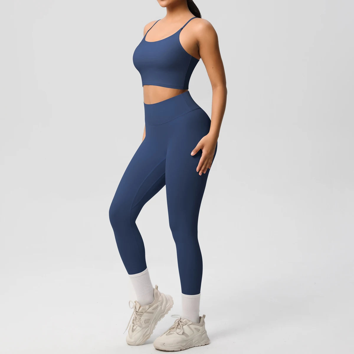 Yoga Clothes Women Tracksuit Athletic Wear Pilates Fitness Suit Gym Workout Push Up Clothes Sports Bra Leggings Suit 2 Piece