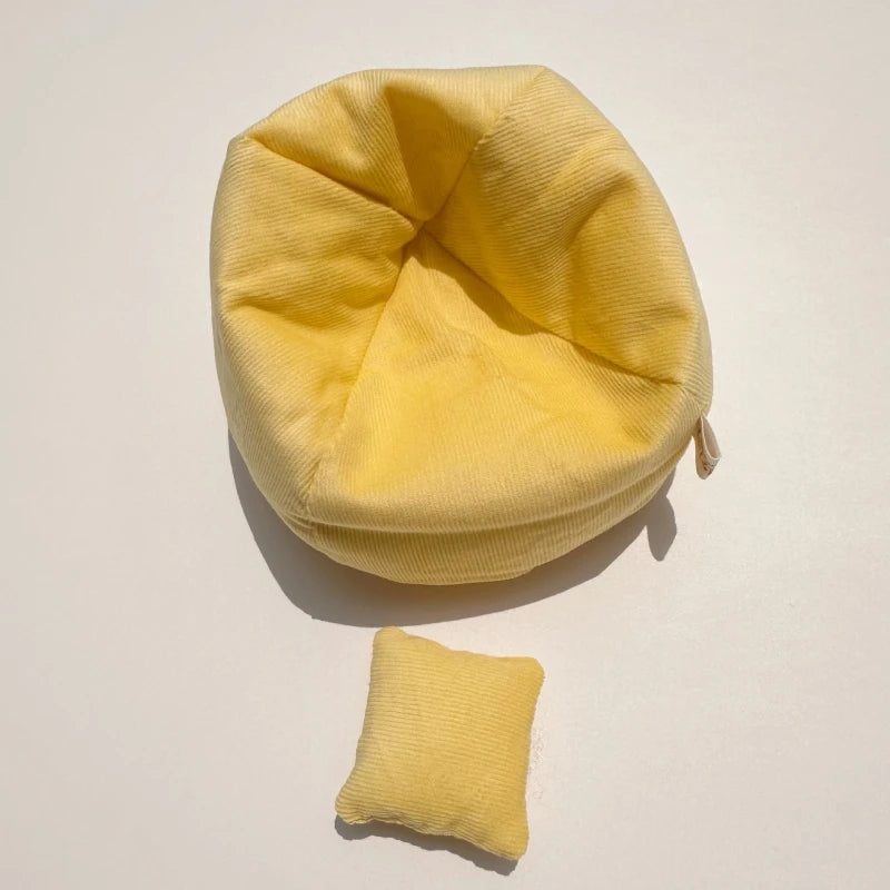 Labubu Doll Sofa for Labubu Mini Lazy Sofa Bed V1 V2 V3 DIY Clothing Accessories Cute Doll Cushion Children's Toy Gift