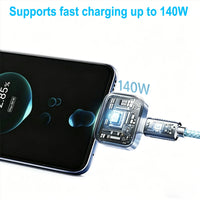 Smart Charging Adapter with Physical Cut Off Breaker, Auto Stop Power Supply When Full, Overcharge Protection for Laptop Tablet